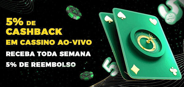 Promoções do cassino ao Vivo 7622.com